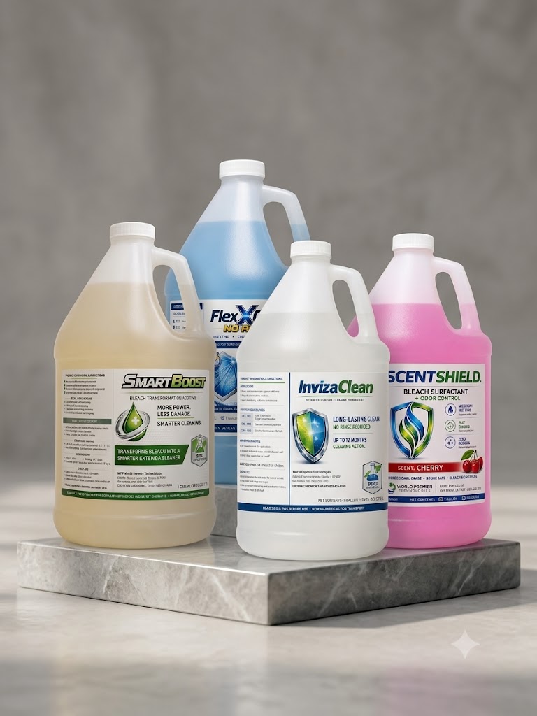 Professional commercial drone cleaning chemicals and specialty cleaning products.